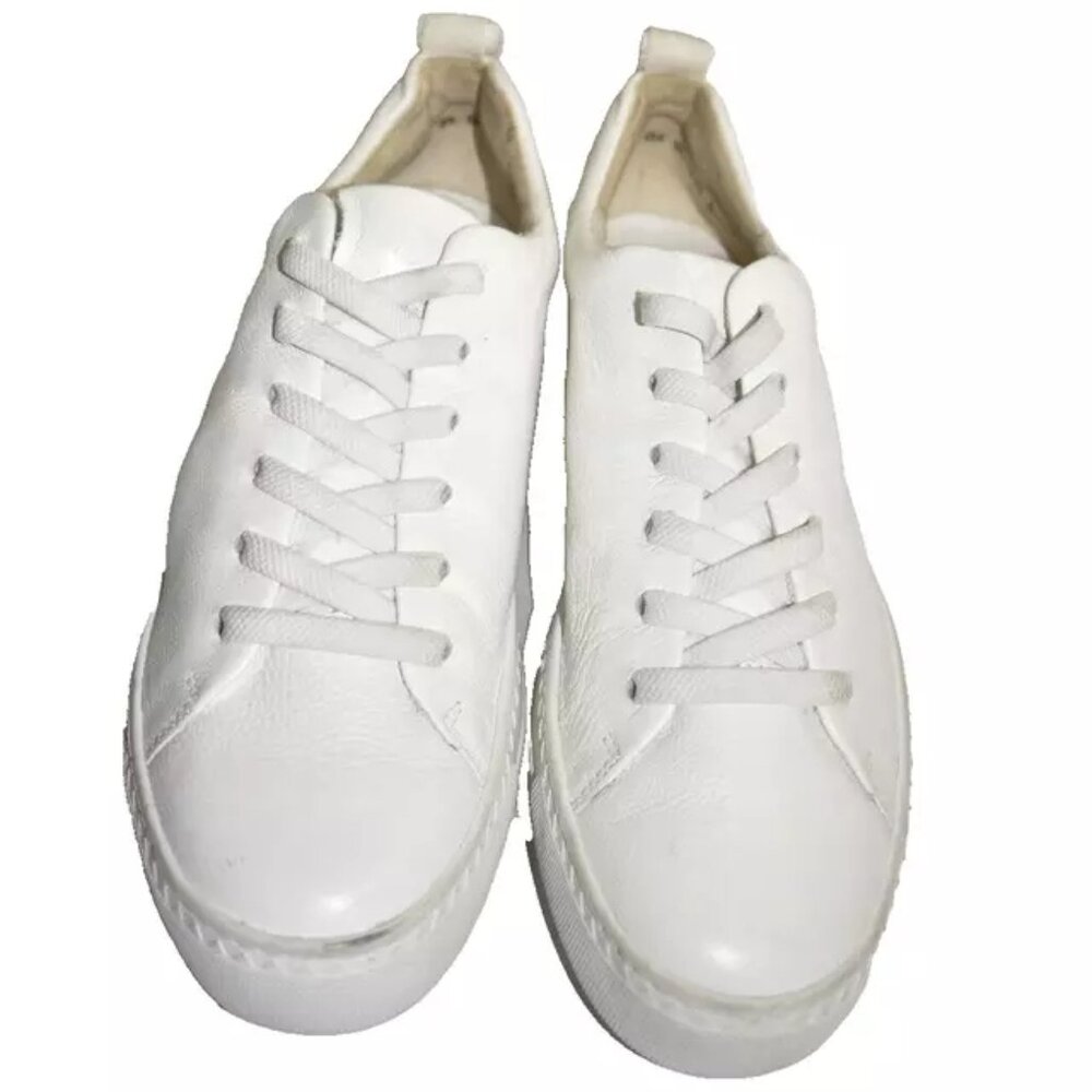 $420 Paul Green Ajay Sport Sneakers Low Top White Leahter 11 (Te2) View 4